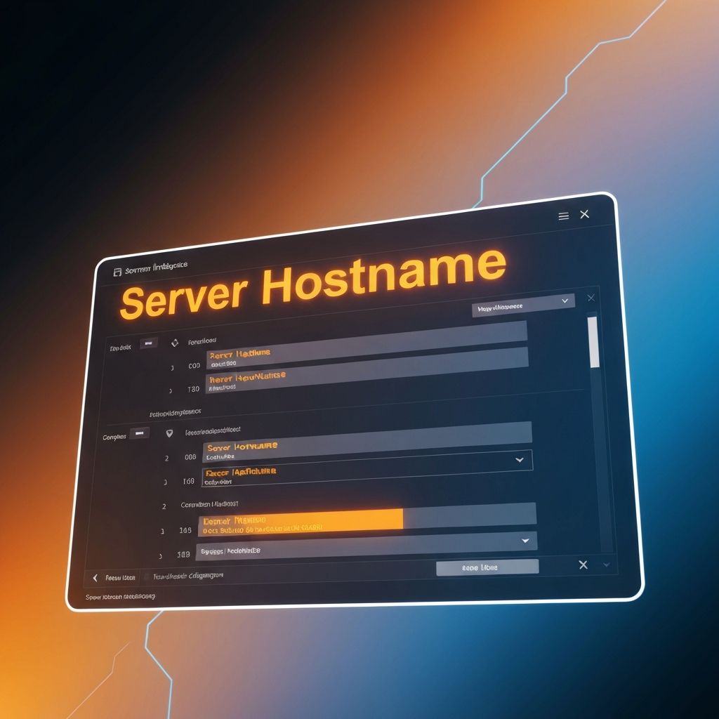 Servernaam Aanpassen